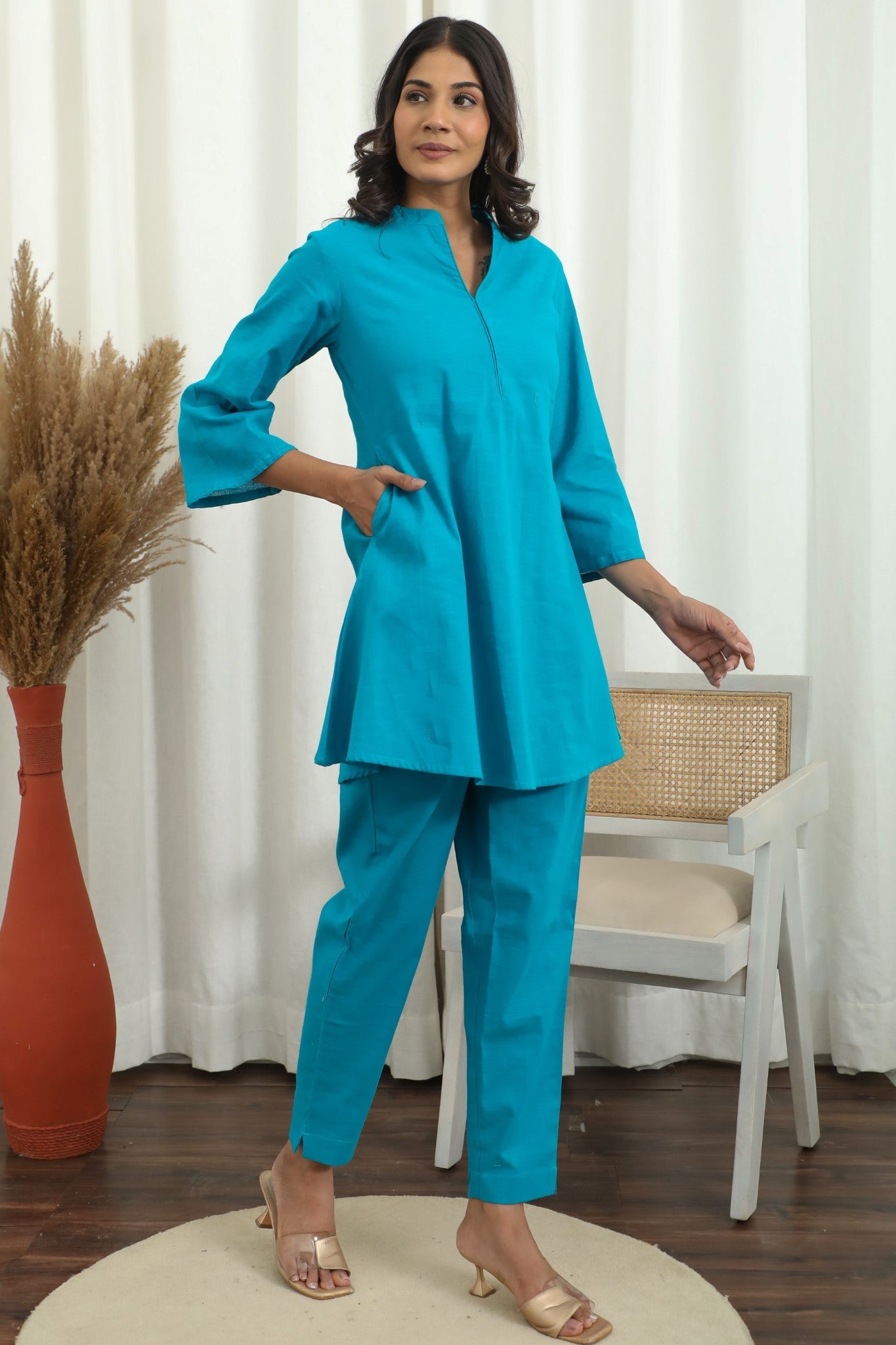 Sootisyahi ' Oceanic Chic ' Cotton Co-ord Set