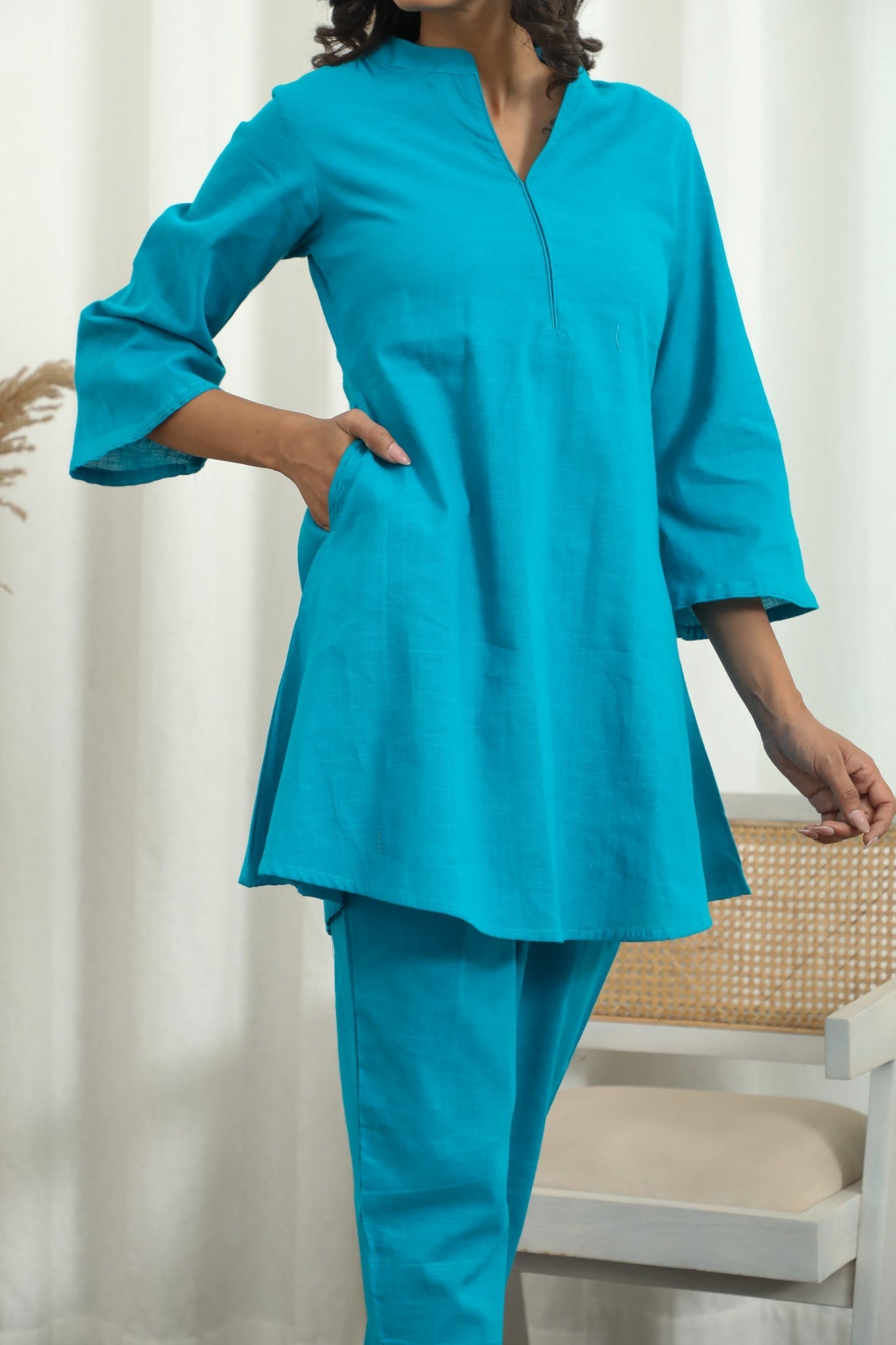 Sootisyahi ' Oceanic Chic ' Cotton Co-ord Set