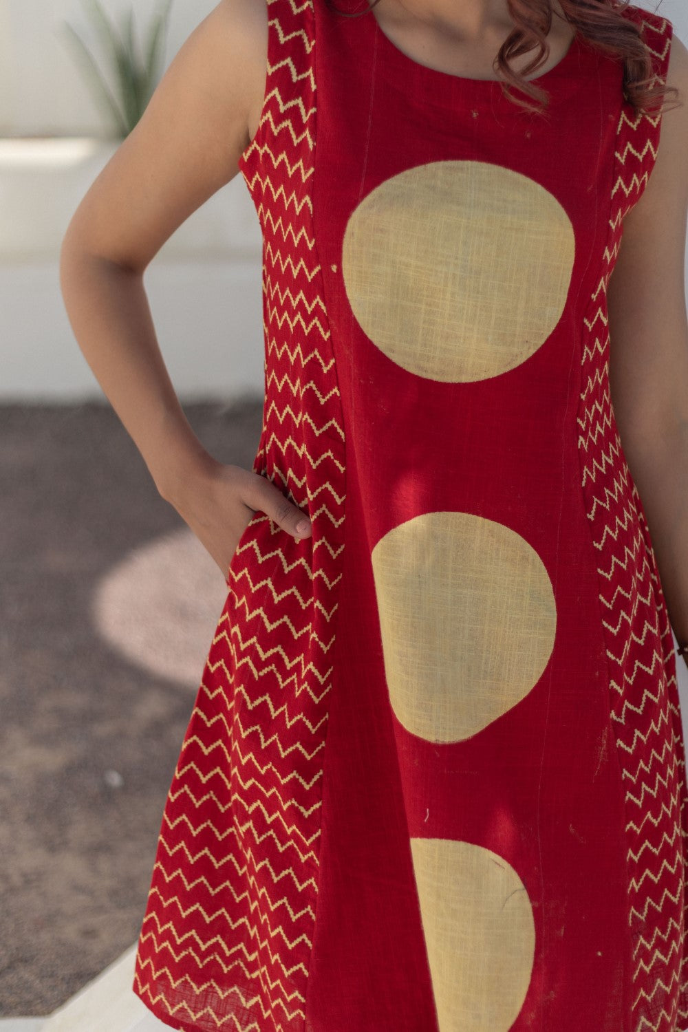 “Lunar Phases” Handblock Printed Cotton Co-Ord Set