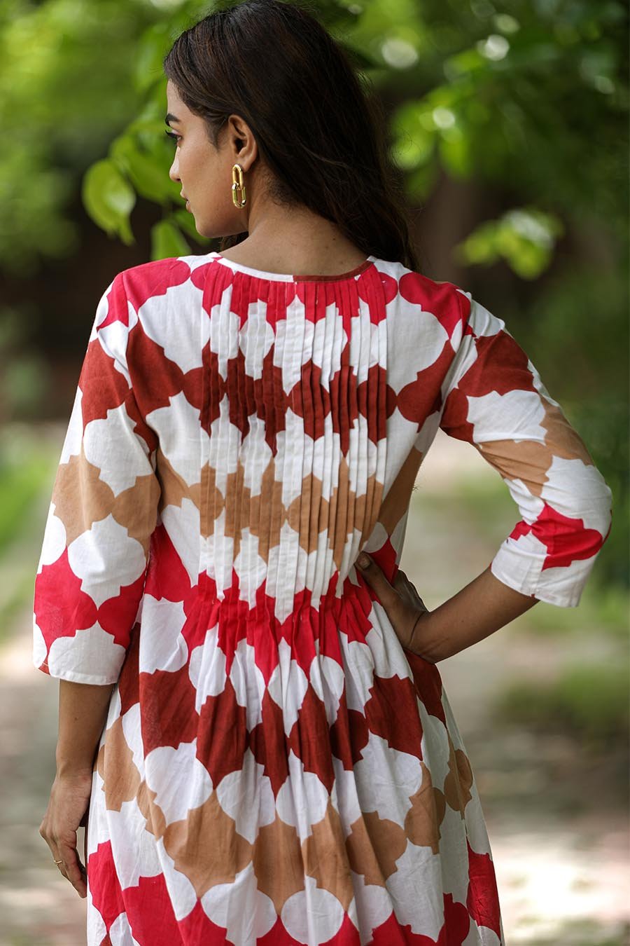 'A Colourful Vibe' Cotton Dress - SootiSyahi