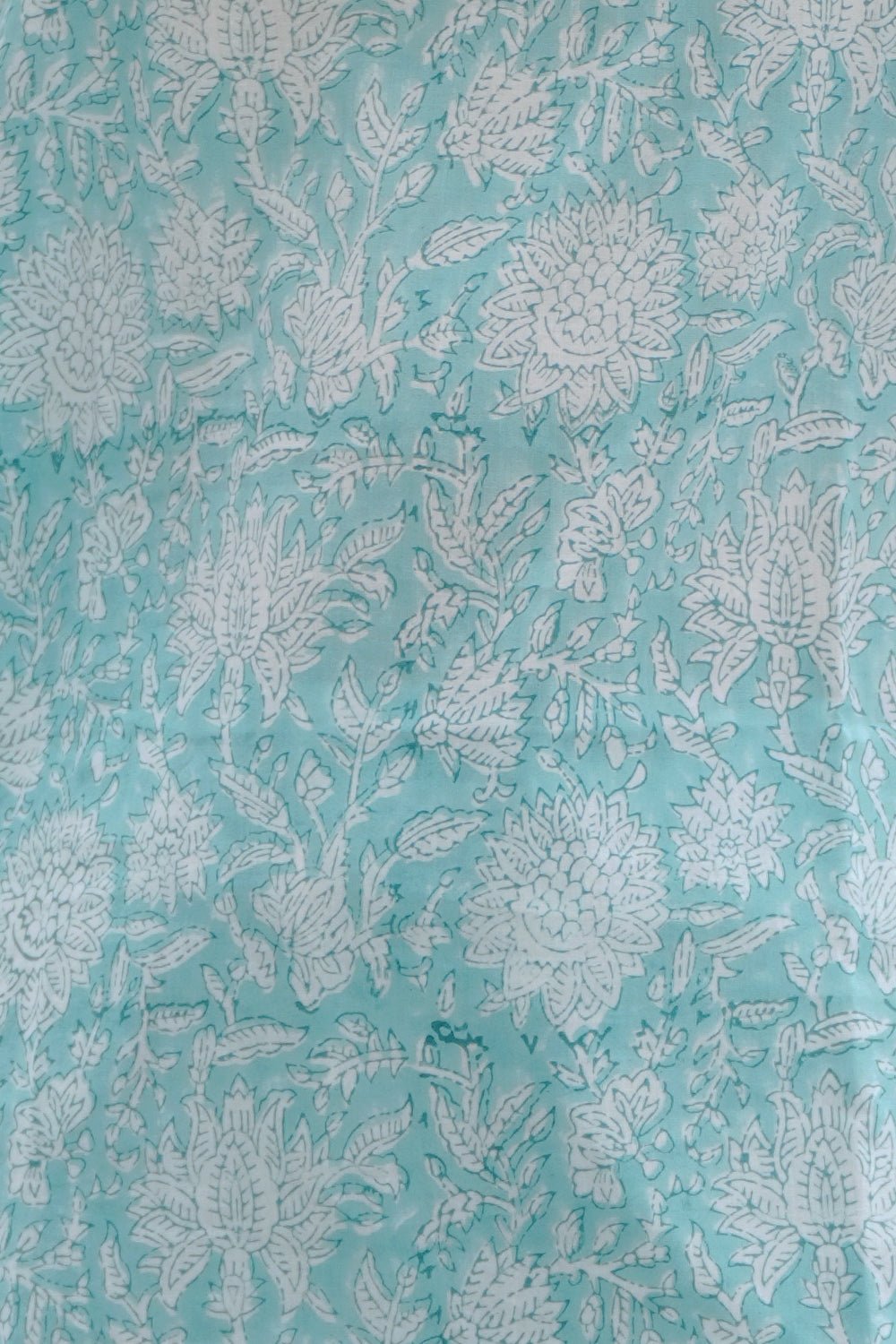 Blue Cotton Candy Block Printed Night suit - SootiSyahi