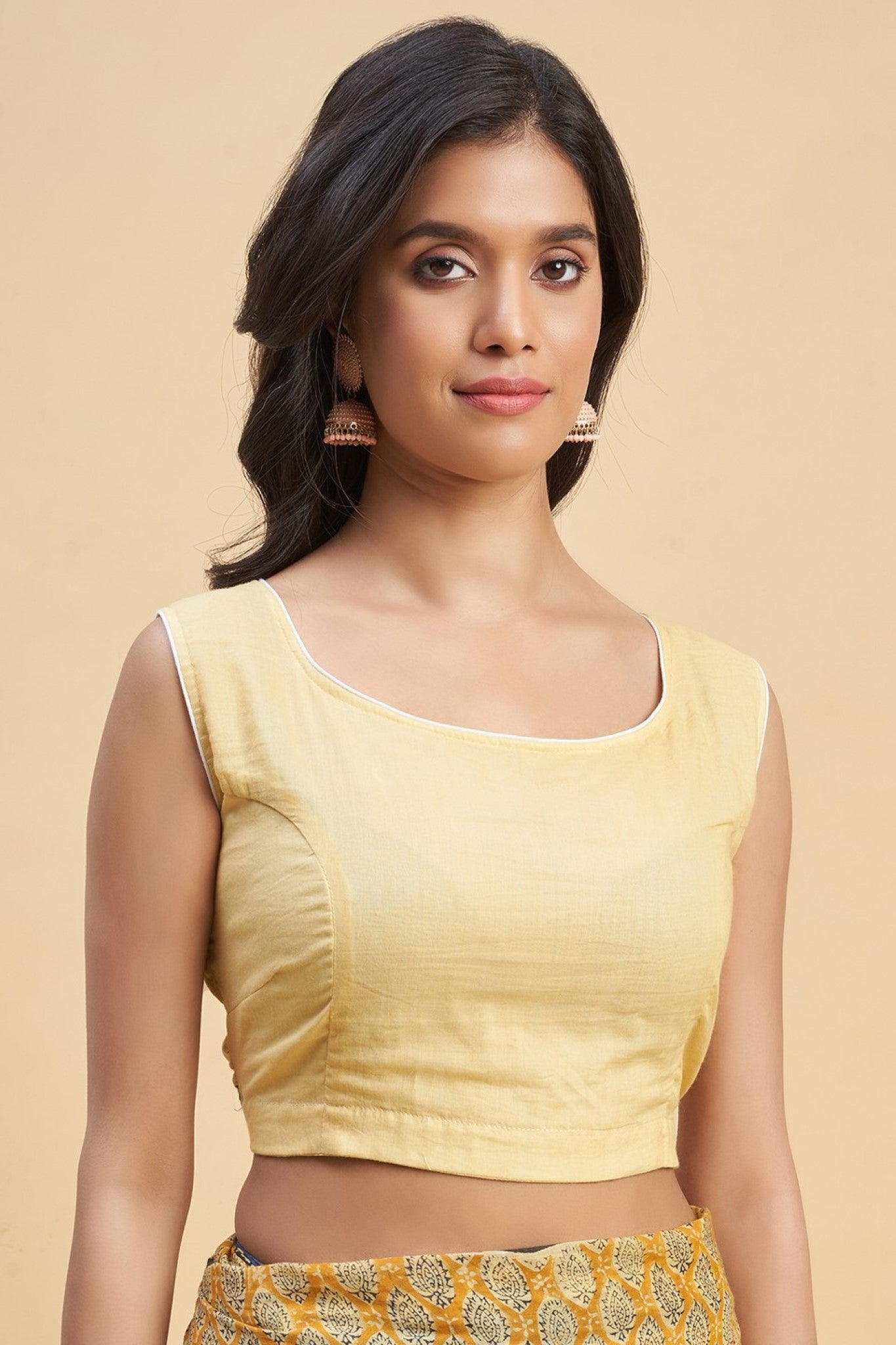 "Excelsa " HANDBLOCK PRINT MUL COTTON SAREE - SootiSyahi