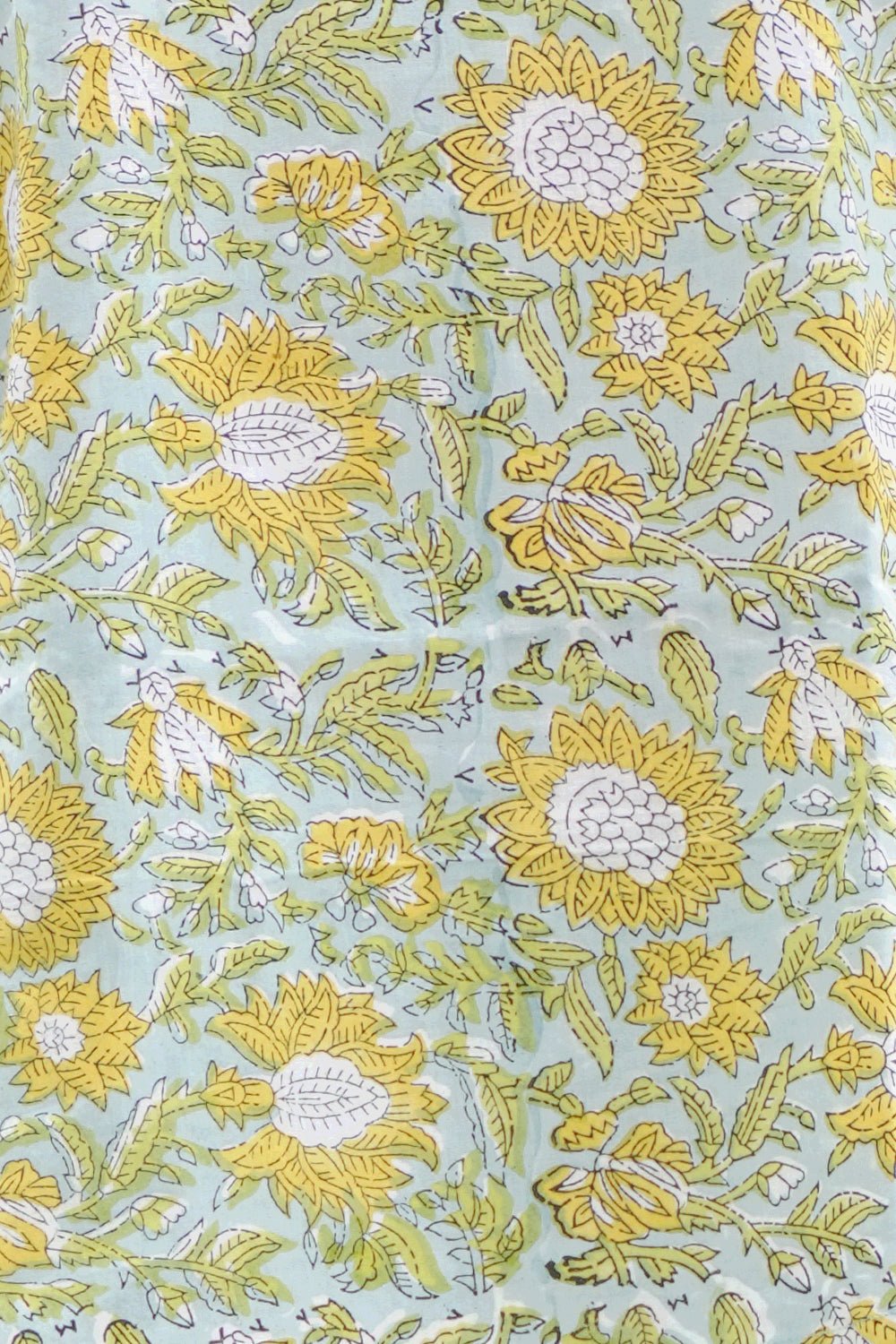 Lemon Mint Mojito Block Printed Night suit - SootiSyahi