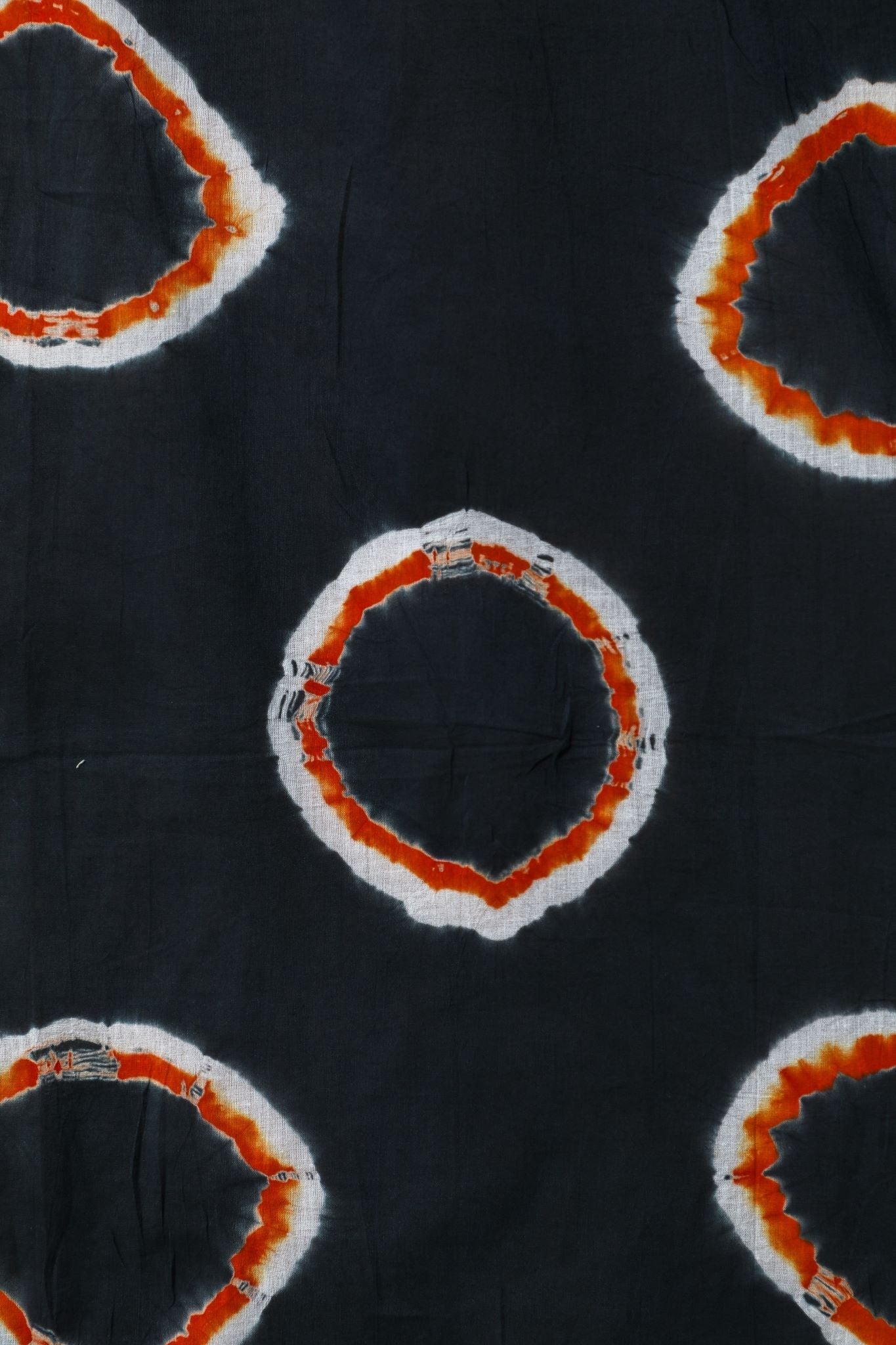 SootiSyahi 'Blue Crown' Handblock Printed Cotton Door Curtain - SootiSyahi