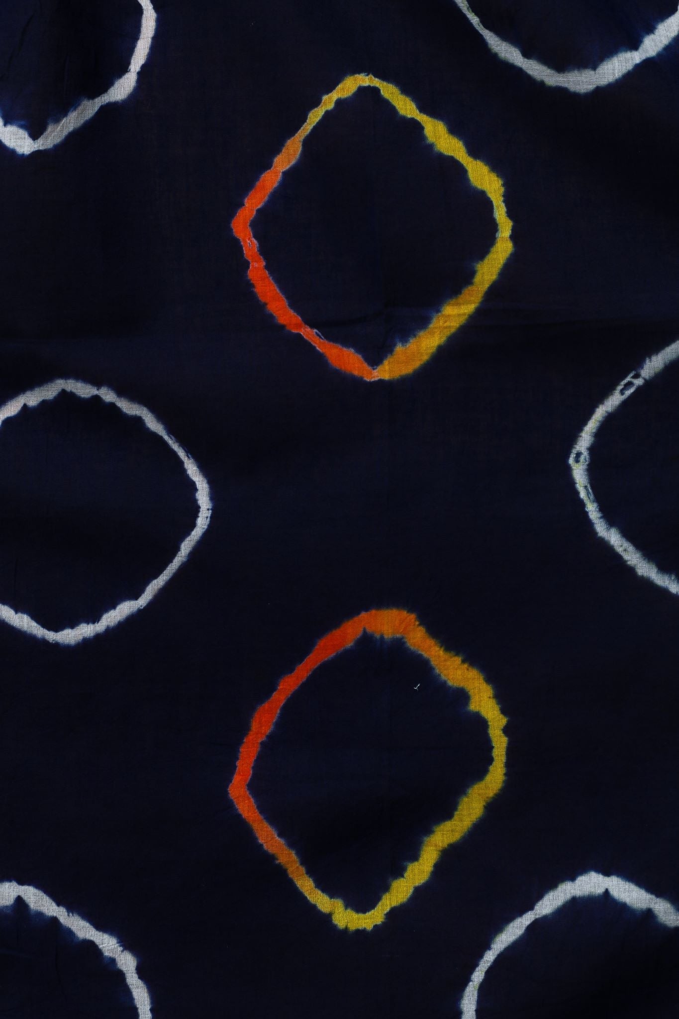 SootiSyahi 'Blue flax' Handblock Printed Cotton Door Curtain - SootiSyahi