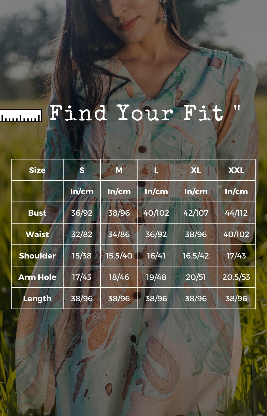 Sootisyahi 'Flow Rust' Handmarble Printed Pure Cotton Dress - SootiSyahi