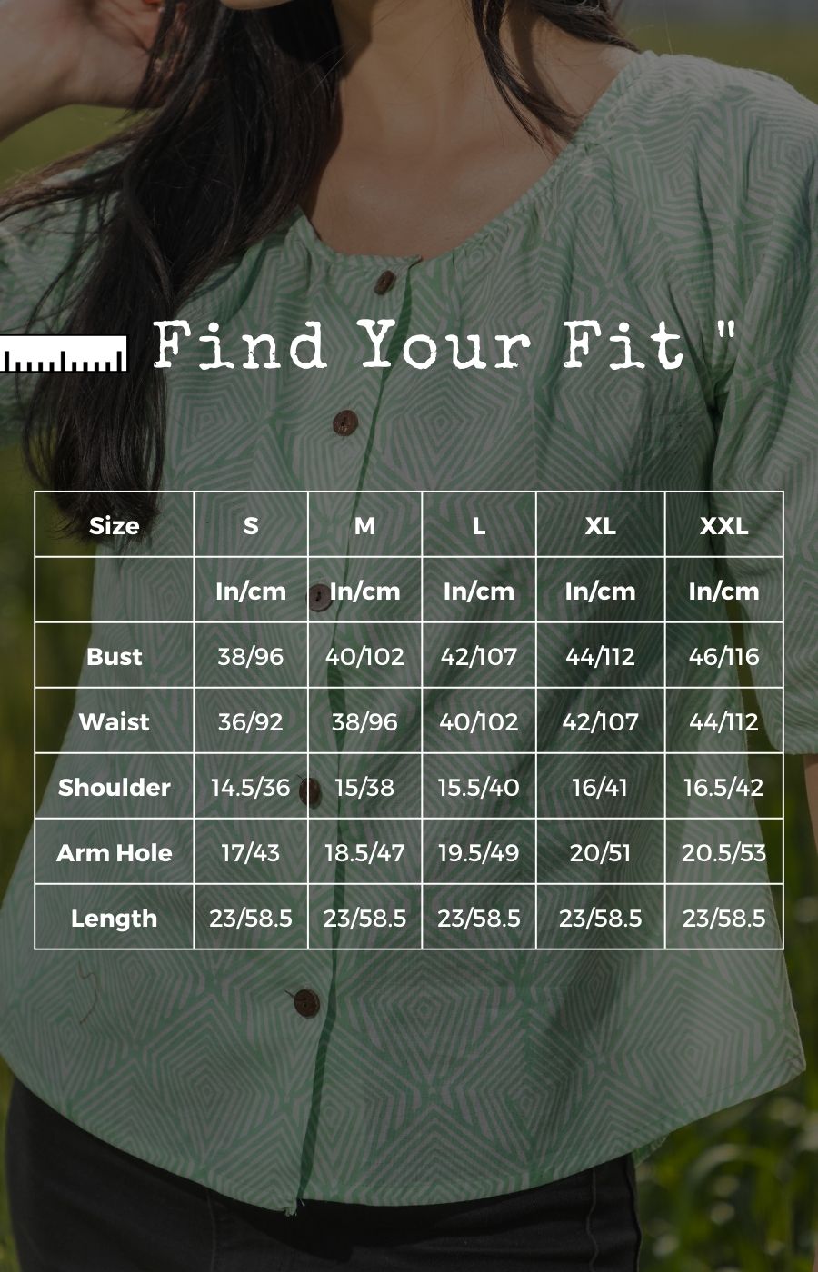 Sootisyahi 'Valley Breeze' Azofree Handblock Printed Pure Cotton Crop Top - SootiSyahi