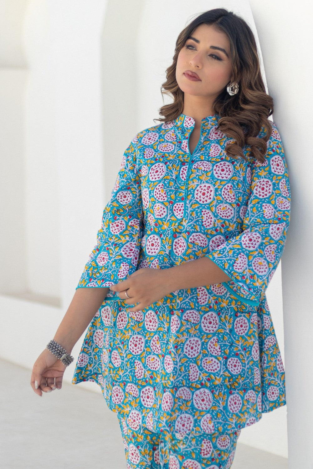 sootisyahi-Celestial Blooms-hand-block-printed-co-ord-set