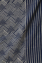 SootiSyahi 'Aster' Handblock Printed Cotton Window Curtain