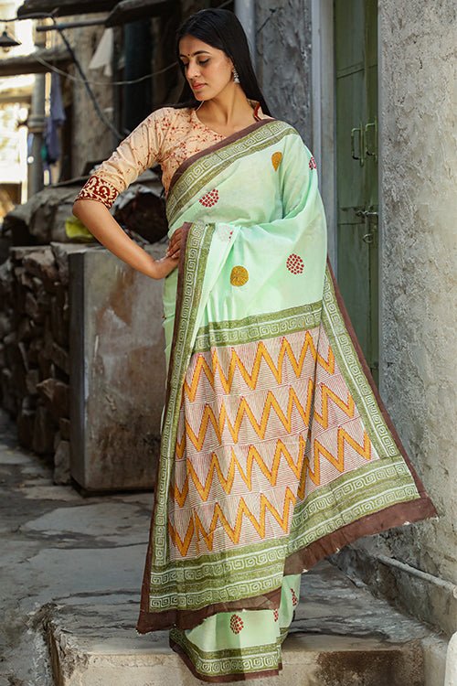 "ATOM" Mul Mul COTTON SAREE for women online from SootiSyahi